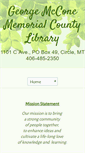 Mobile Screenshot of mcconelibrary.com